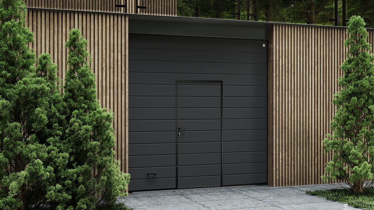 Новые цвета для ворот с эффектом муар